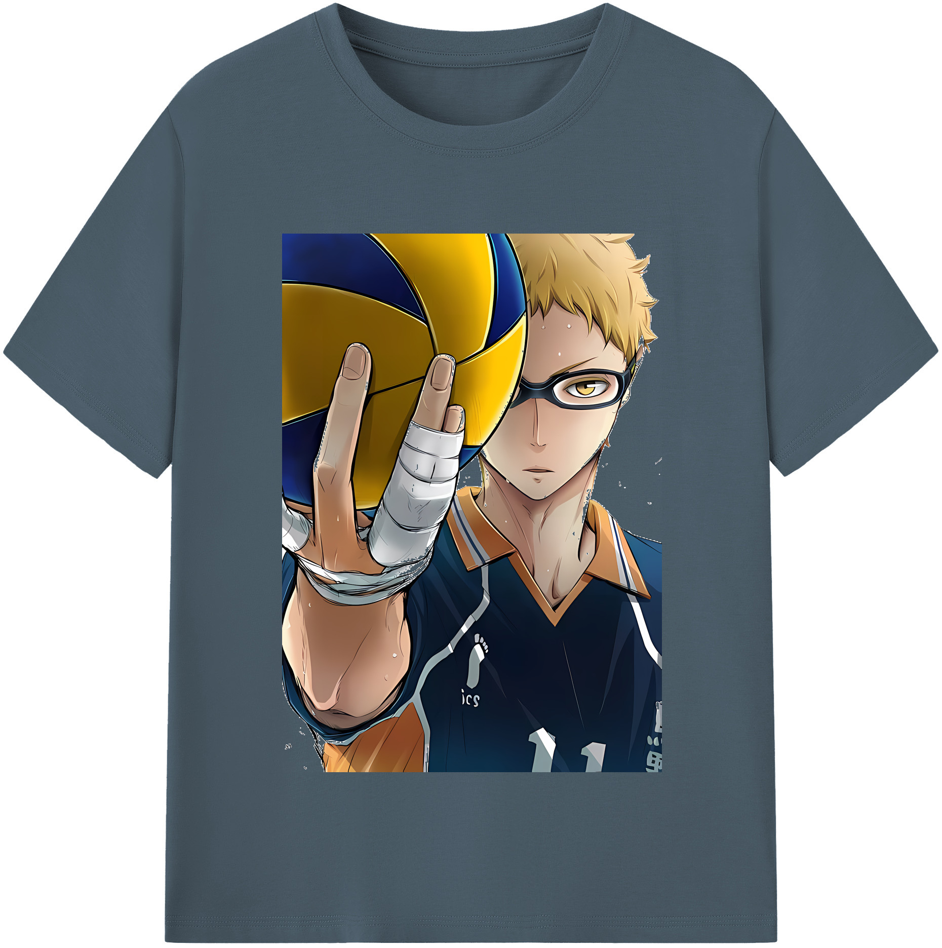 （画像用） ハイキュー!! Haikyu!! 綿100％半袖Tシャツ（フロントプリント）